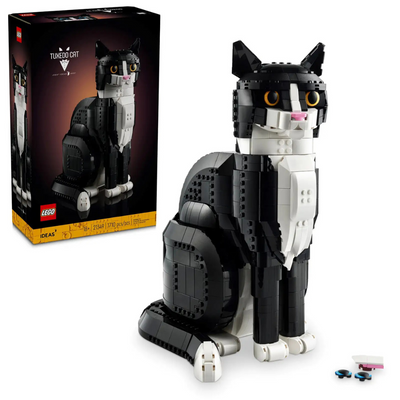 Schwarz-weiße Katze